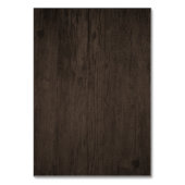 Zonnebloem rustieke Waterverf bruiloft invoegen Ka Kaart (Achterkant)