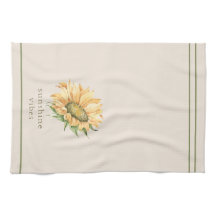 Zonnebloem Rustige Waterverf