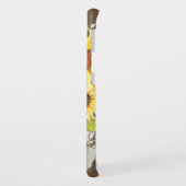 Zonnebloem Rustisch Land Waterverf Hout Case-Mate Samsung Galaxy Hoesje (Achterkant/links)