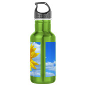 Zonnebloem RVS-waterfles Waterfles (Achterkant)