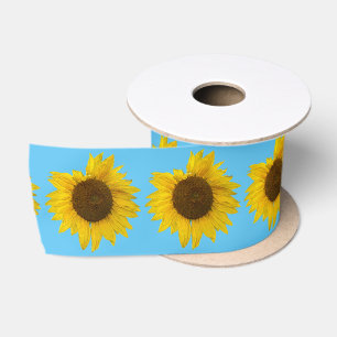 Zonnebloem Satin Ribbon Satijnen Lint