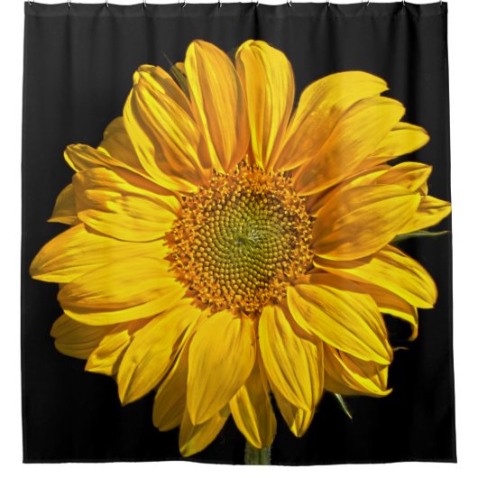 Zonnebloem SCCNM Douchegordijn (Voorkant)