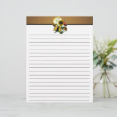 Zonnebloem Schaduw Fairy and Cosmic Cat Briefhoofd (Staand voorkant)