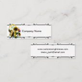 Zonnebloem Schaduw Fairy and Cosmic Cat Mini Visitekaartje (Voorkant / Achterkant)