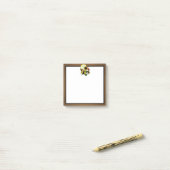Zonnebloem Schaduw Fairy and Cosmic Cat Post-it® Notes (Op bureau)