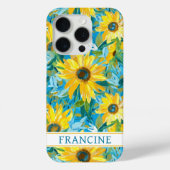 Zonnebloem Schilderen Monogram Case-Mate iPhone Case (Achterkant)