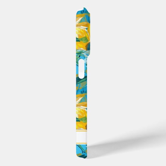Zonnebloem Schilderen Monogram Case-Mate iPhone Case (Achterkant / Rechts)