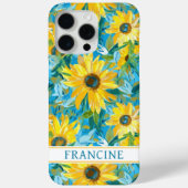 Zonnebloem Schilderen Monogram Case-Mate iPhone Case (Achterkant)