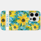Zonnebloem Schilderen Monogram Case-Mate iPhone Case (Achterkant (horizontaal))