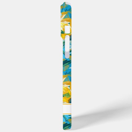 Zonnebloem Schilderen Monogram Case-Mate iPhone Case (Achterkant / Links)