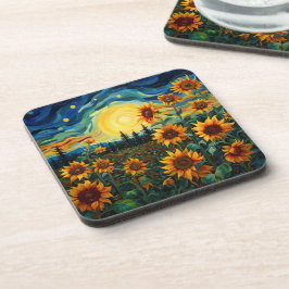 Zonnebloem Schilderij Van Gogh Bier Onderzetter