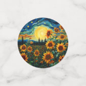 Zonnebloem Schilderij Van Gogh Confetti (Kleine voorkant)