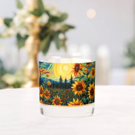 Zonnebloem Schilderij Van Gogh Whisky Glas