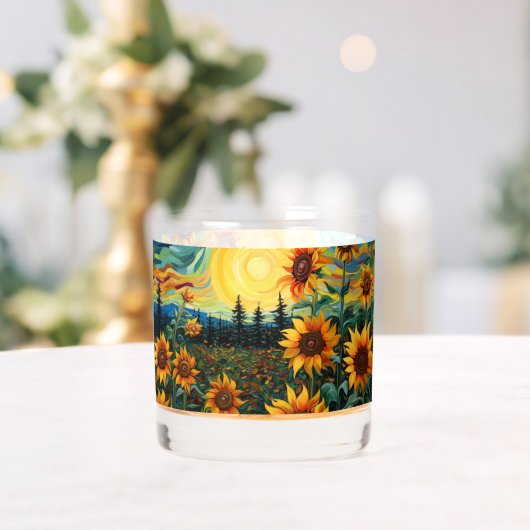 Zonnebloem Schilderij Van Gogh Whisky Glas (Insitu (Huwelijk))