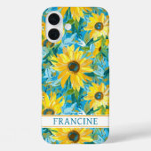 Zonnebloem Schildering Monogram Case-Mate iPhone Case (Achterkant)