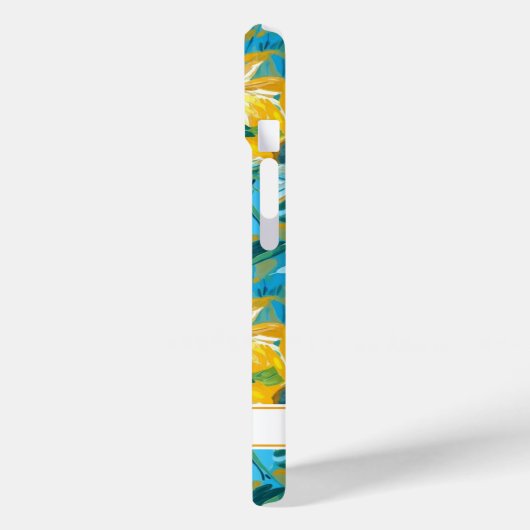 Zonnebloem Schildering Monogram Case-Mate iPhone Case (Achterkant / Links)