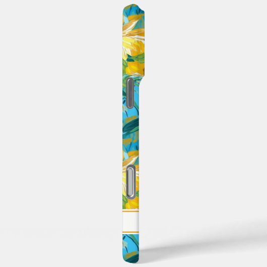 Zonnebloem Schildering Monogram Case-Mate iPhone Case (Achterkant / Rechts)