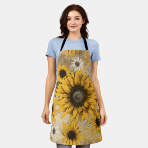 Zonnebloem Schort