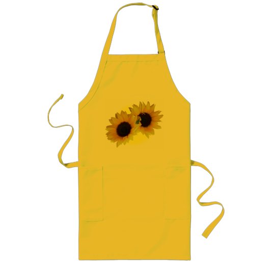 Zonnebloem Schort Sunny Sunflower BBQ Schort (Voorkant)