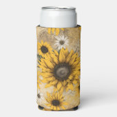 Zonnebloem Seltzer Blikjeskoeler (Seltzer Voorkant)