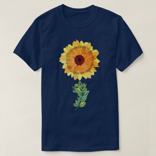 Zonnebloem Semicolon 4027 T-shirt (Design voorkant)