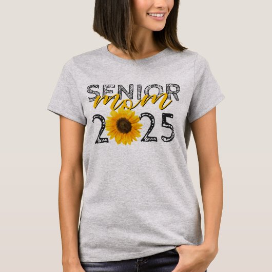 Zonnebloem Senior Mom T-shirt (Voorkant)