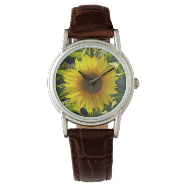 Zonnebloem sensatie horloge (Voorkant)