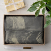 Zonnebloem Sepia  Antiek Grunge Textuur Tissuepapier (Geschenk)