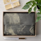 Zonnebloem Sepia  Antiek Grunge Textuur Tissuepapier (Geschenk)