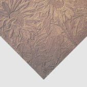 Zonnebloem  Sepia Floral Chic Decoupage Tissuepapier (Detail)