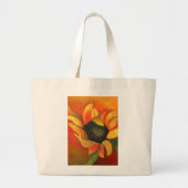 Zonnebloem september 2011 grote tote bag (Voorkant)