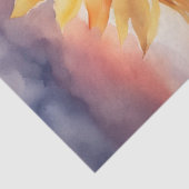Zonnebloem Serenade in Waterverf Decoupage Tissuepapier (Detail)