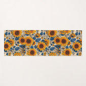 Zonnebloem sereniteit: Omhels de uitstraling van d Yogamat (Voorkant (horizontaal))