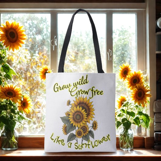 Zonnebloem Serenity Boodschappentas Tote Bag