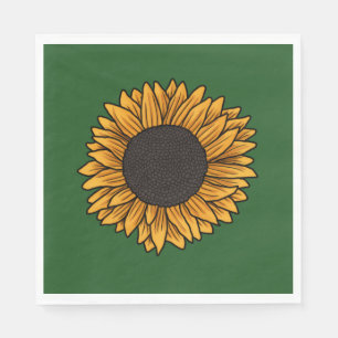 Zonnebloem Servet