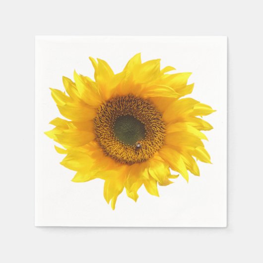 zonnebloem servet (Voorkant)