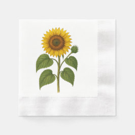 Zonnebloem servetten vintage