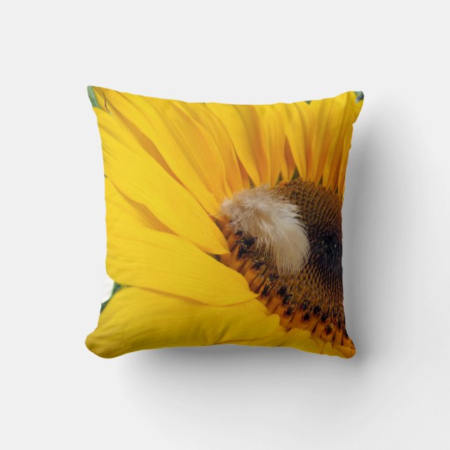 Zonnebloem Sierkussen (Voorkant)