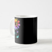 Zonnebloem Sint Puzzle Piece Autisme Mo Koffiemok (Voorkant links)