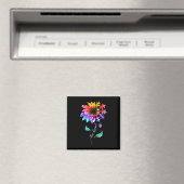 Zonnebloem Sint Puzzle Piece Autisme Mo Magneet (Insitu (Vaatwasser))