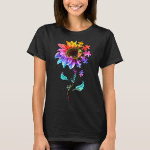Zonnebloem Sint Puzzle Piece Autisme Mo T-shirt