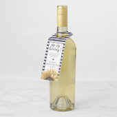 Zonnebloem Sip Hooray Navy Stripe Flessenhanger (Schuin)