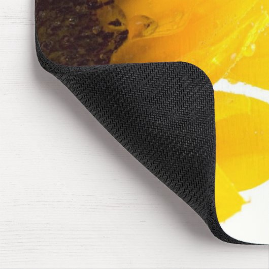 Zonnebloem Sjabloon, Personaliseer Muismat (Hoek)