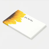 Zonnebloem sjabloon Post-it-notities Post-it® Notes (Schuin)
