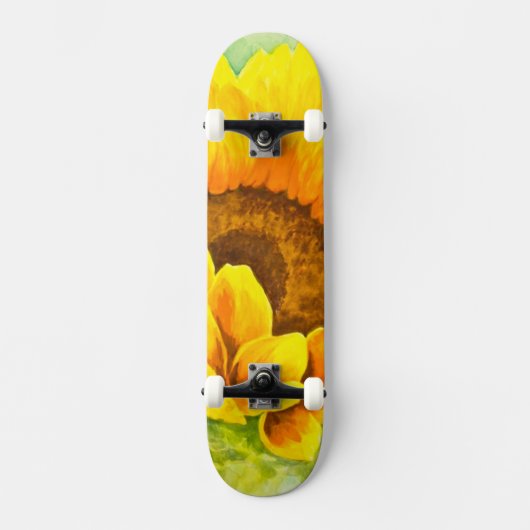 Zonnebloem Skateboard (Voorkant)