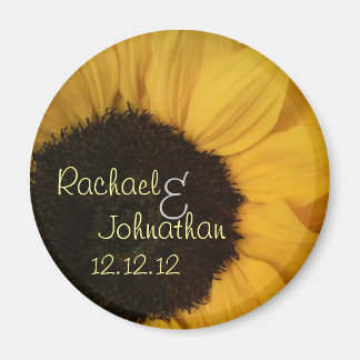 Zonnebloem Sla de datummagneet op Magneet