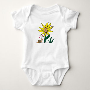 "Zonnebloem Slakken Kleine Vrienden" Romper