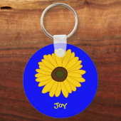 Zonnebloem Sleutelhanger (Voorkant)