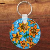 Zonnebloem Sleutelhanger (Voorkant)