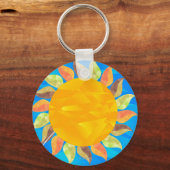 Zonnebloem Sleutelhanger (Voorkant)